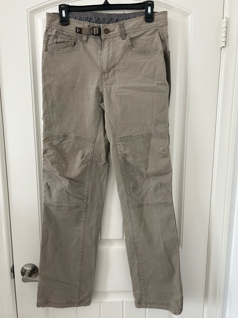 prAna Men's Born From the Experience Outdoor Khaki Pants Size 30 Hiking